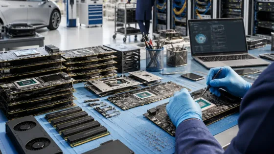 Video mostra centinaia di GeForce RTX 5090 smontate e trasformate in acceleratori per AI