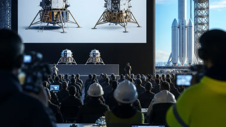 Artemis IV: la NASA non ha ancora deciso tra SpaceX e Blue Origin per l'allunaggio