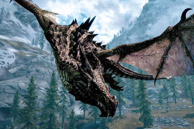 La scrittura dei draghi di Skyrim richiama un'antica lingua di