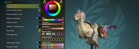 Personalizzare Seikret Monster Hunter Wilds